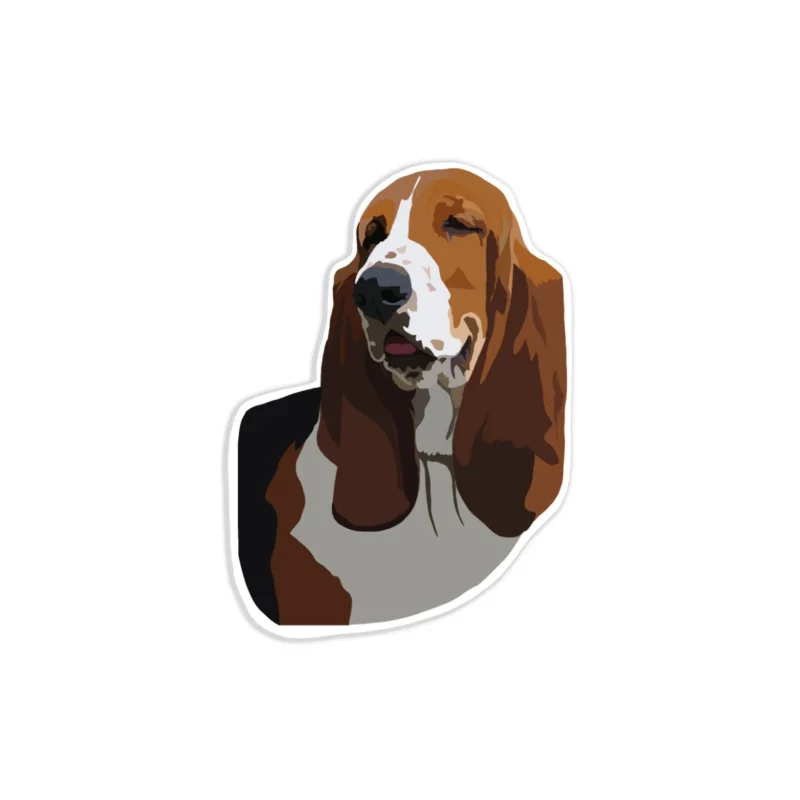 Basset Hound - Dog Full Color Vinyl Decal