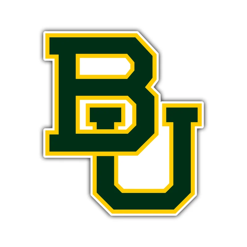 Baylor Bears - BU - Iron On DTF Transfer - Custom Size