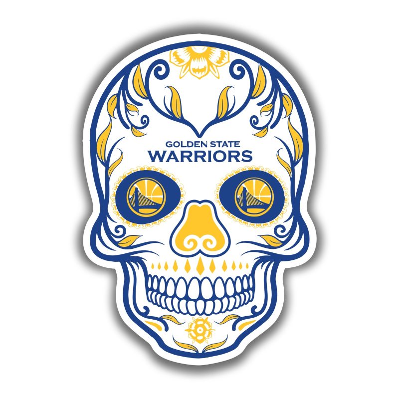 Golden State Warriors - Sugar Skull - Temporary Tattoo