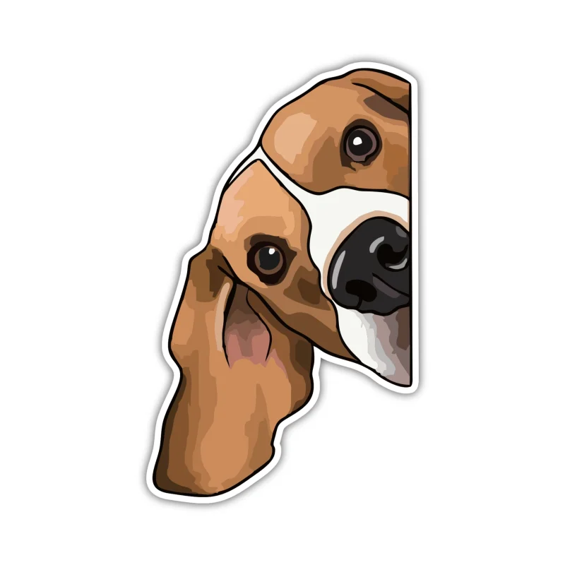 Beagle - Iron On DTF Transfer - Custom Size