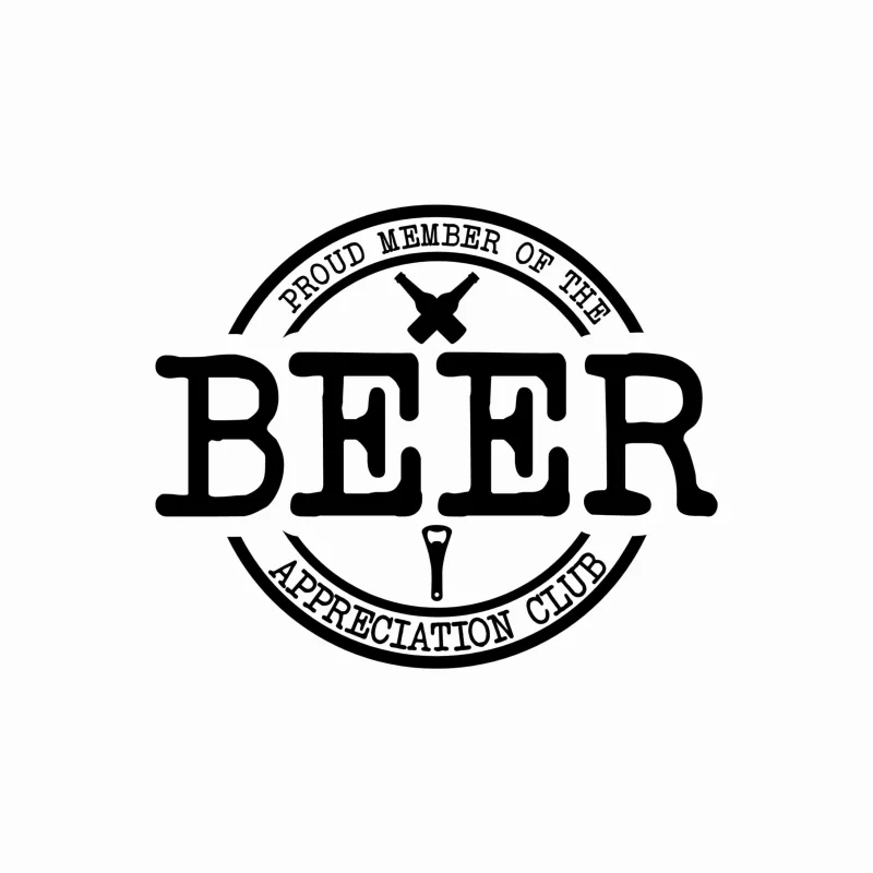 Beer Appreciation Club - Vinyl Decal - Custom Size
