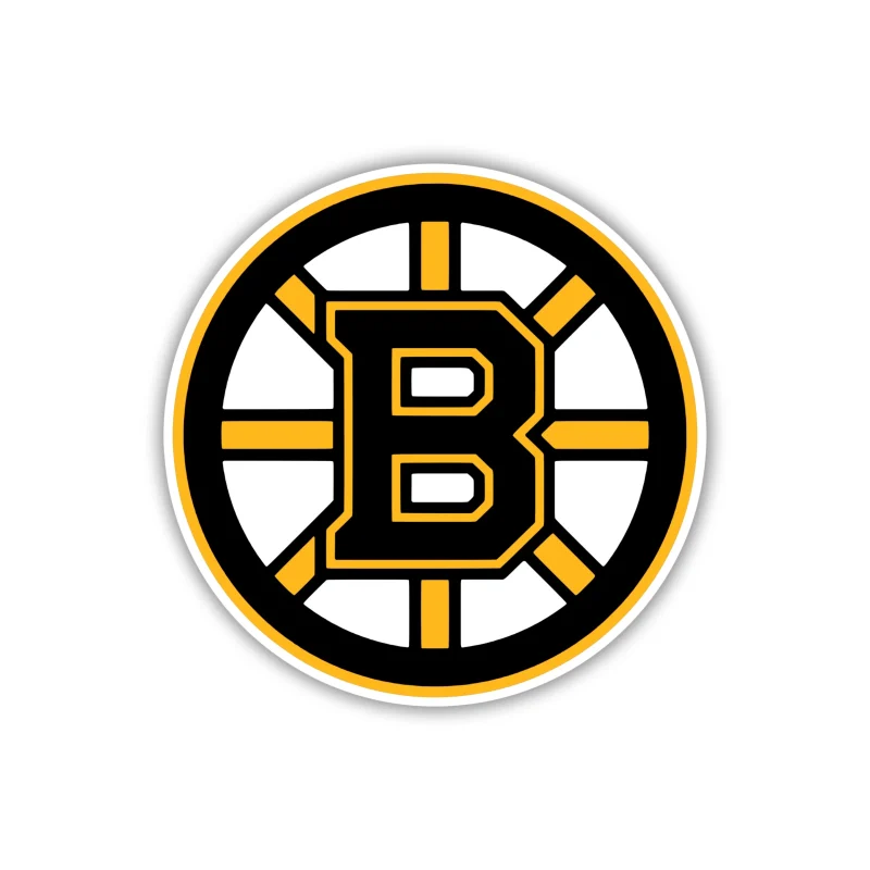 Boston Bruins - Circle With B - Iron On DTF Transfer - Custom Size