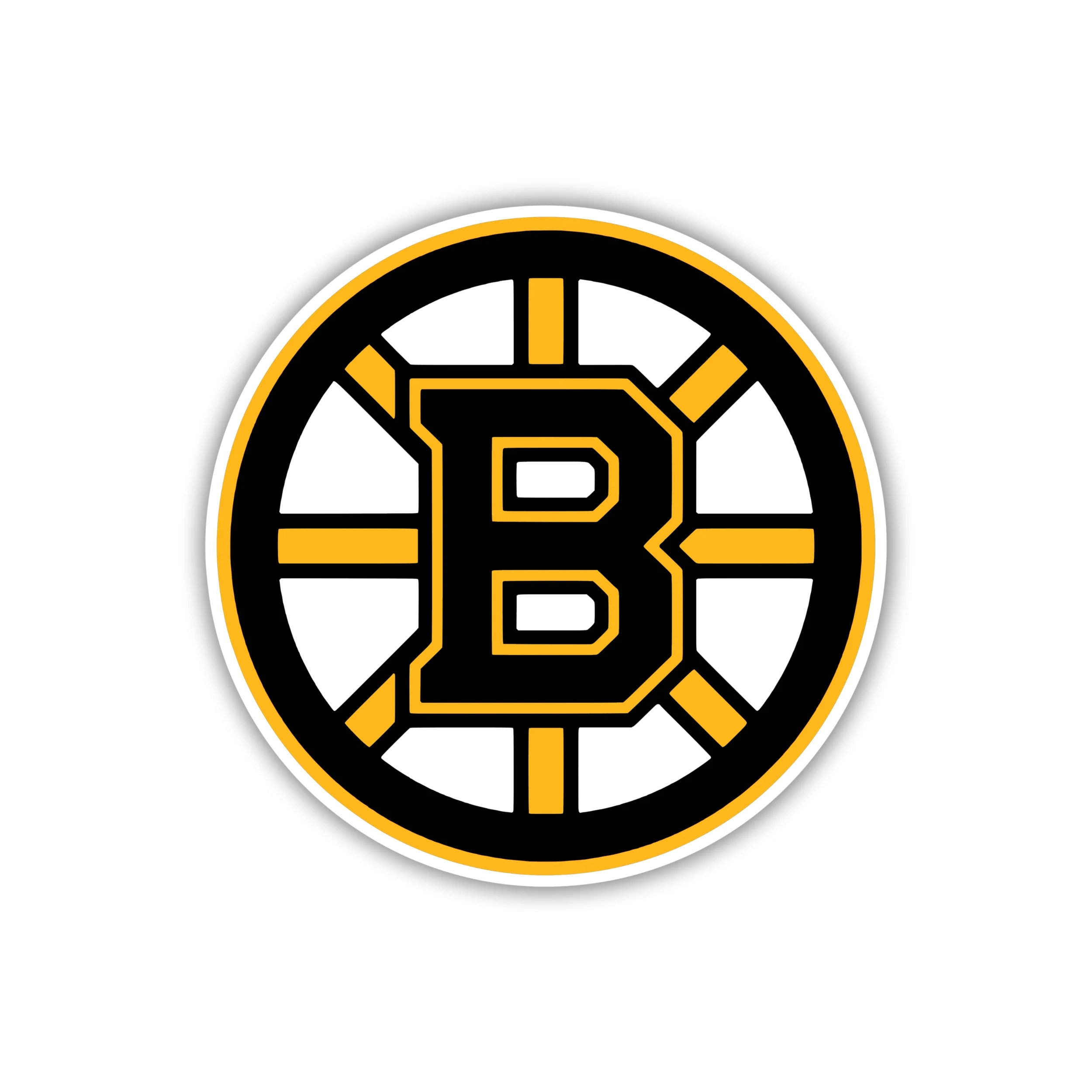 Boston Bruins - Circle With B - Iron On DTF Transfer - Custom Size