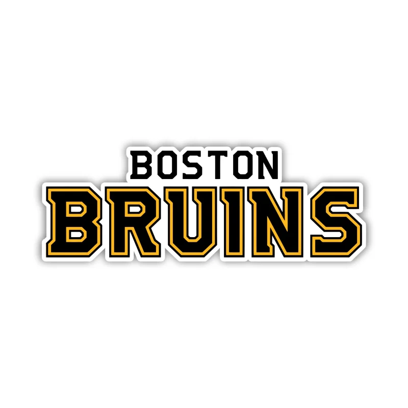 Boston Bruins - Name - Iron On DTF Transfer - Custom Size