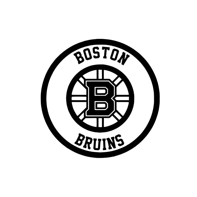 Boston Bruins Vinyl Decal - Custom Size
