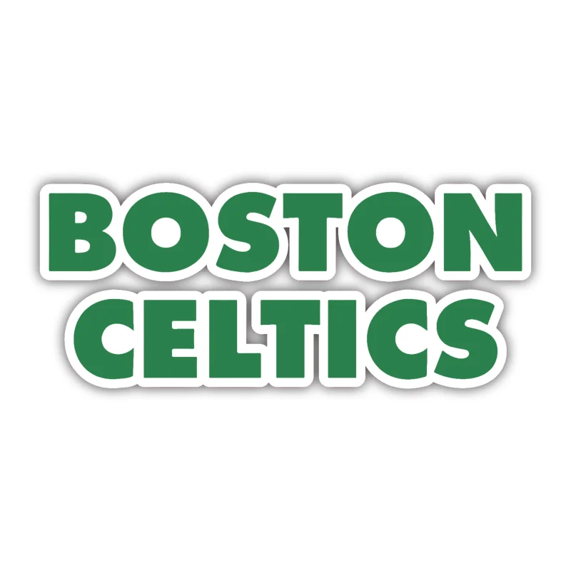 Boston Celtics - Name - Temporary Tattoo