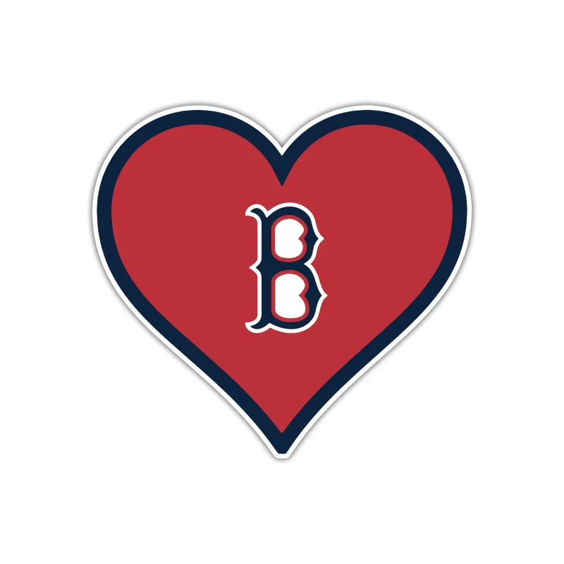 Boston Red Sox - Red Heart - Temporary Tattoo