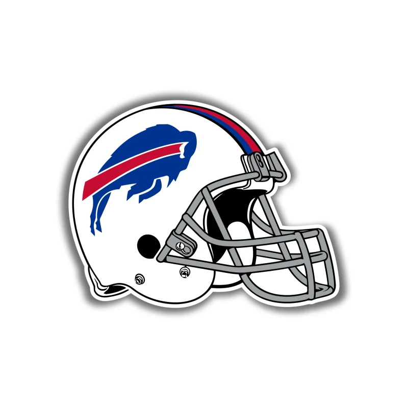 Buffalo Bills - Helmet - Iron On DTF Transfer - Custom Size
