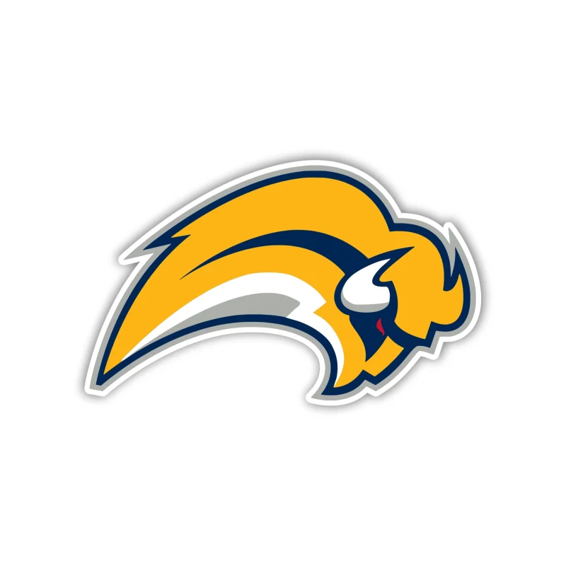 Buffalo Sabres - Buffalo Head- Iron On - Custom Size