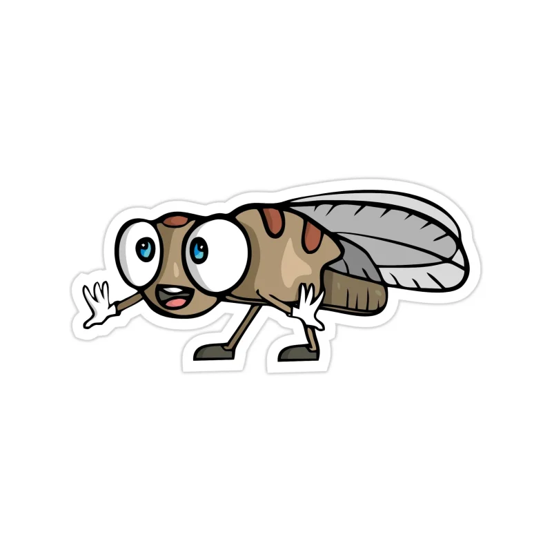 Bug Full Color Vinyl Decal - Custom Size