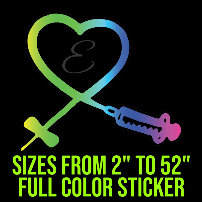 Butterfly Shot Full Color Vinyl Decal - Custom Size