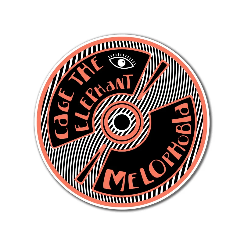 Cage The Elephant Full Color Vinyl Decal - Custom Size