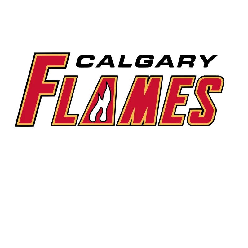 Calgary Flames - Name - Iron On DTF Transfer - Custom Size