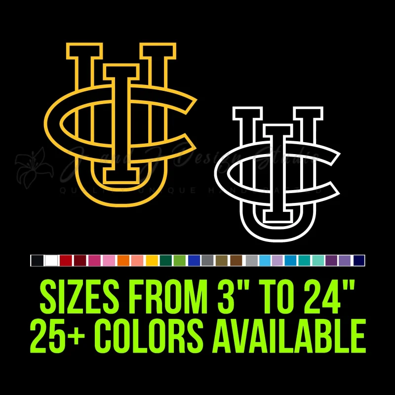 California Irvine Anteaters Decal - Custom Size