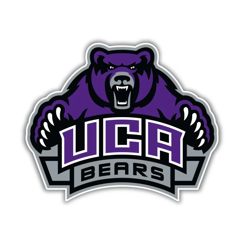 Central Arkansas Bears Full Color Vinyl Decal - Custom Size