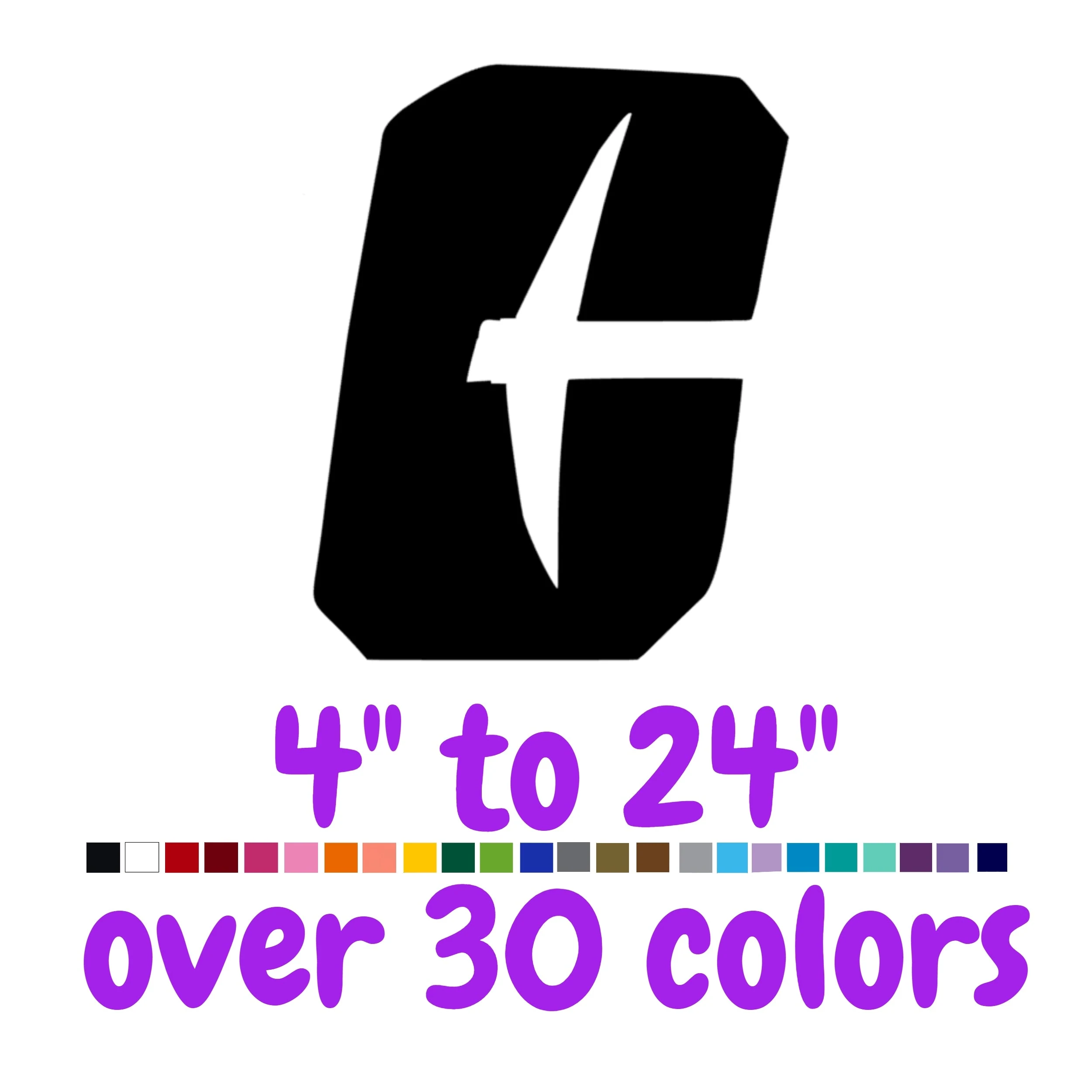 CHARLOTTE 49ERS VINYL DECAL - CUSTOM SIZE