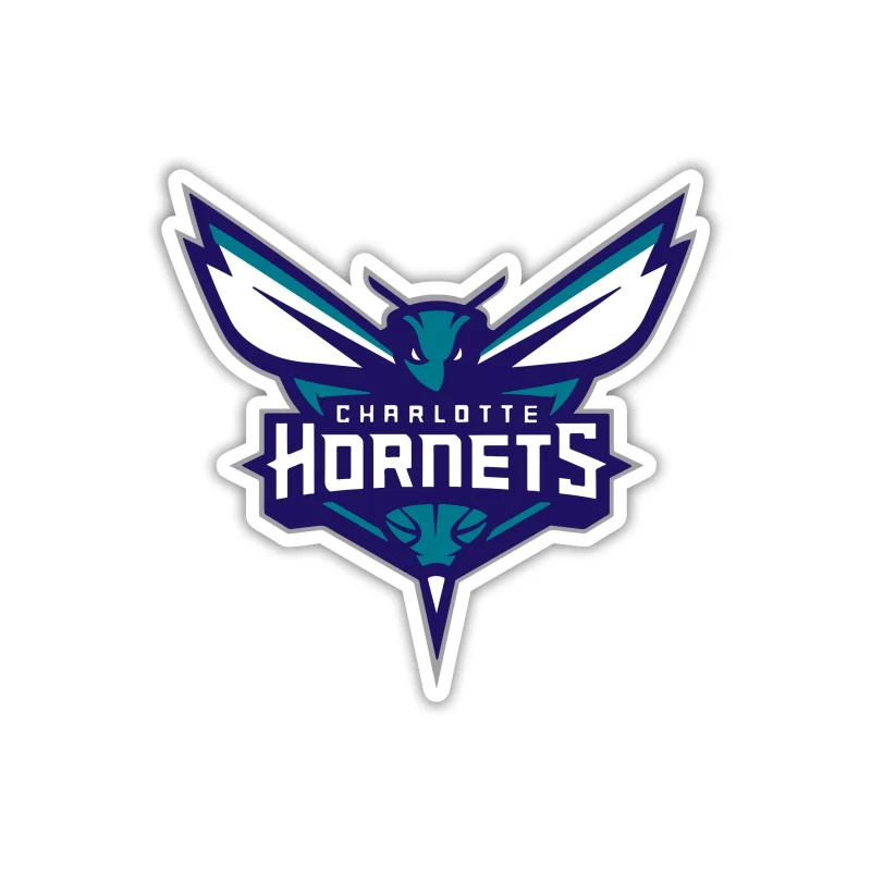 Charlotte Hornets - Hornet With Name - Temporary Tattoo