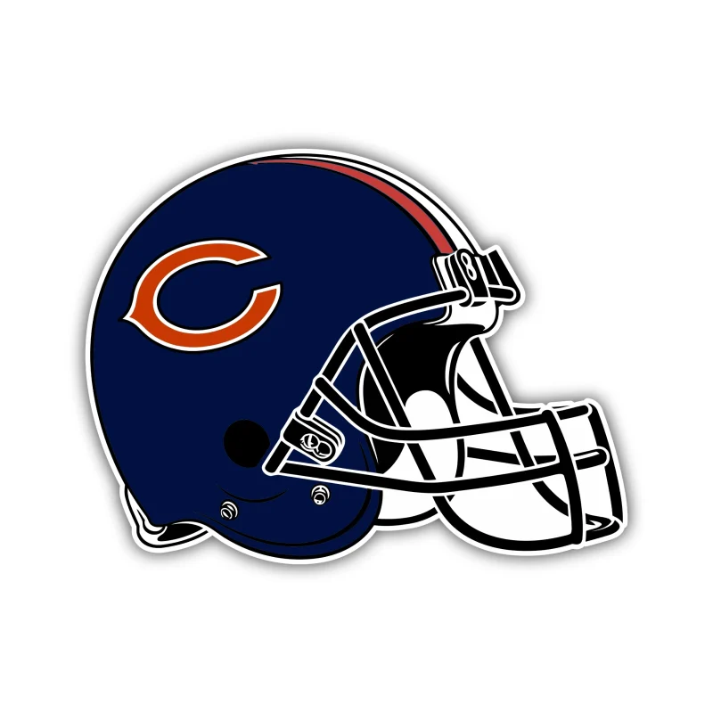 Chicago Bears Full Color Vinyl Sticker - Custom Size