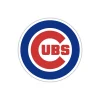 Chicago Cubs - Circle With Cubs In Middle - Full Color Vinyl Sticker - Custom Size