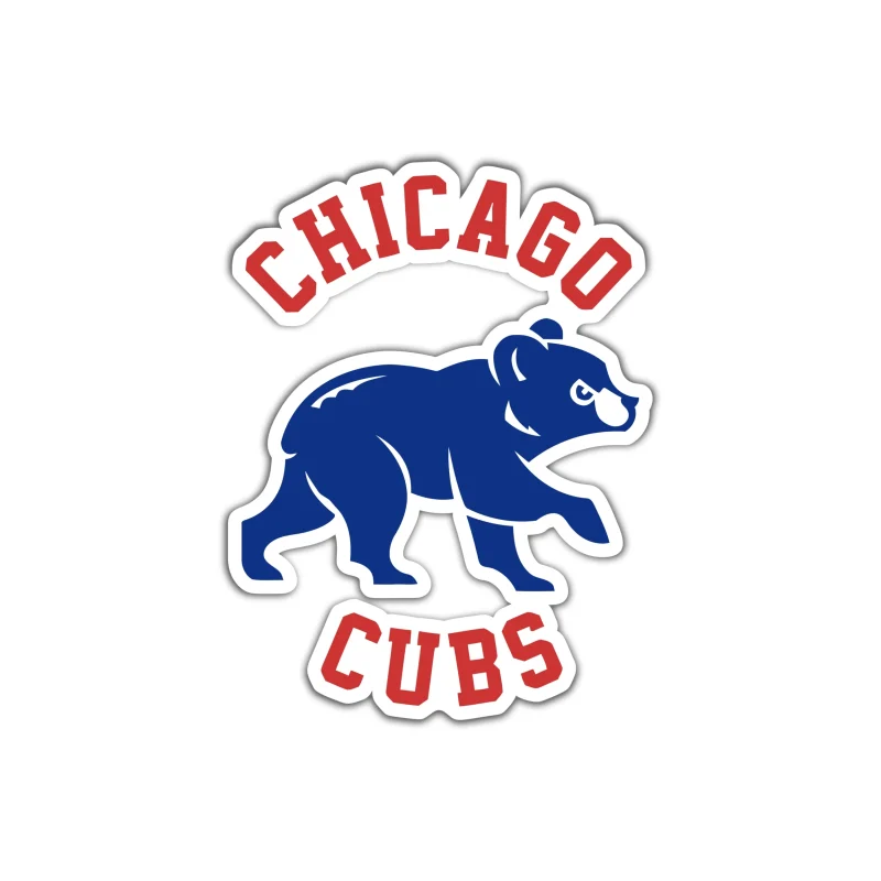 Chicago Cubs - Cub With Name - Temporary Tattoo
