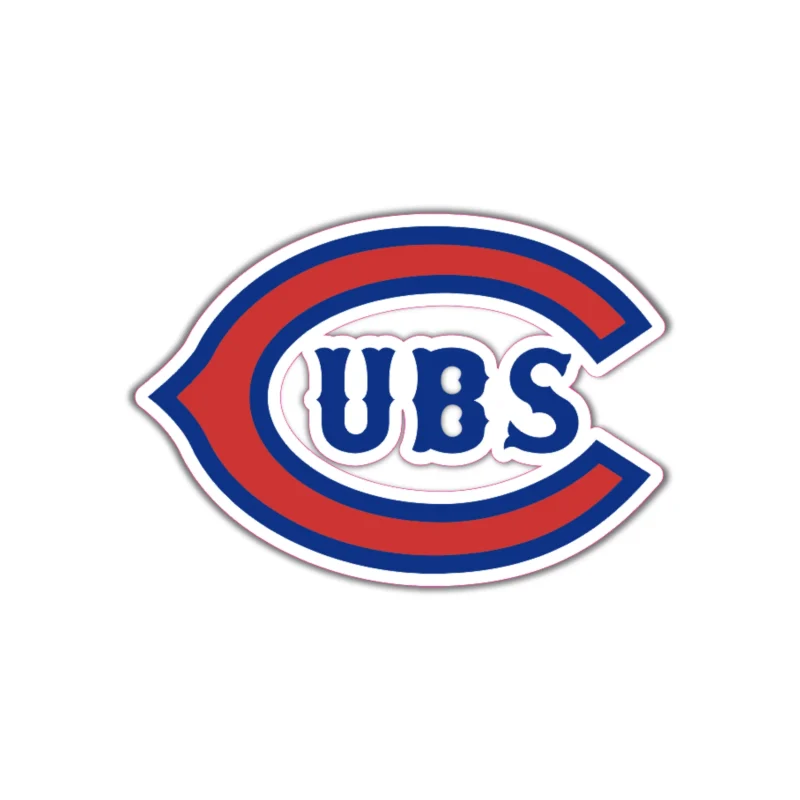 Chicago Cubs - Cubs with Red C - Iron On DTF Transfer - Custom Size