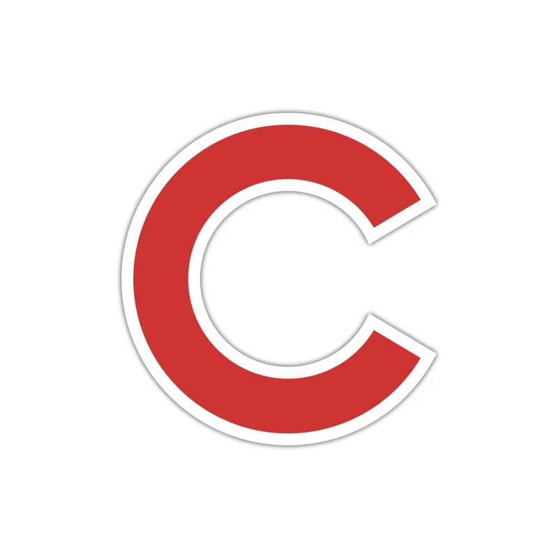 Chicago Cubs - Red C - Temporary Tattoo