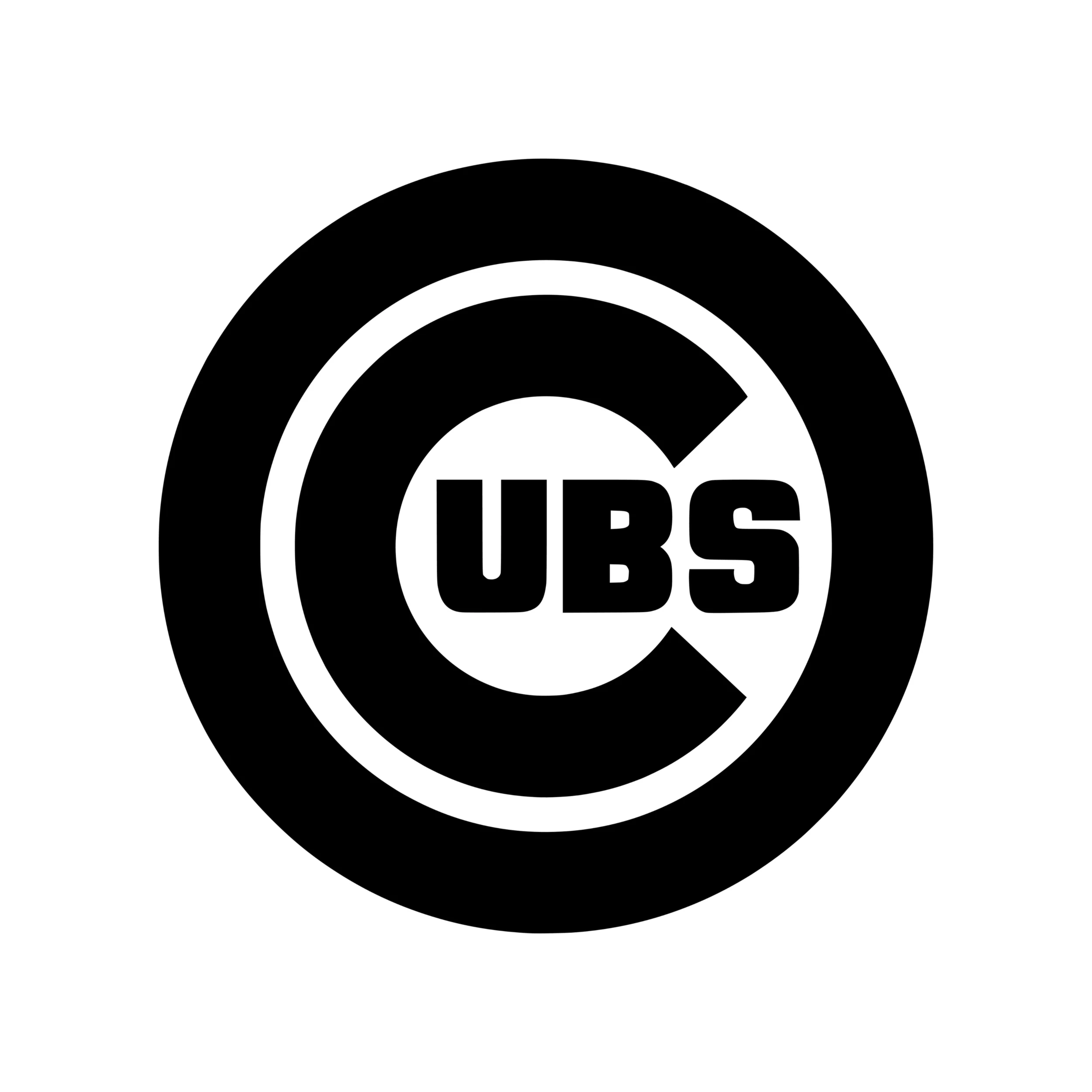 Chicago Cubs Vinyl Decal - Custom Size