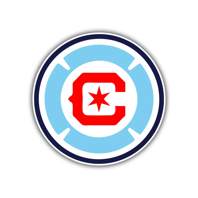 Chicago Fire FC - Full Color Vinyl Decal- (Copy)