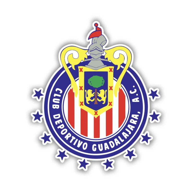 Chivas De Guadalajara - Logo - Iron On DTF Transfer - Custom Size