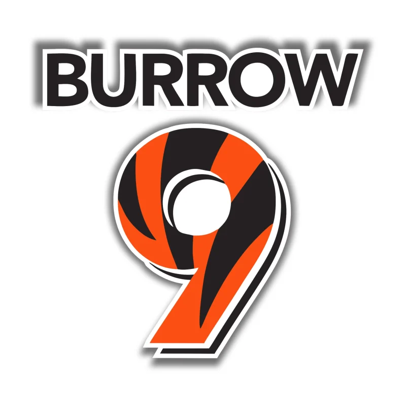 Cincinnati Bengals - #9 - Iron On DTF Transfer - Custom Size