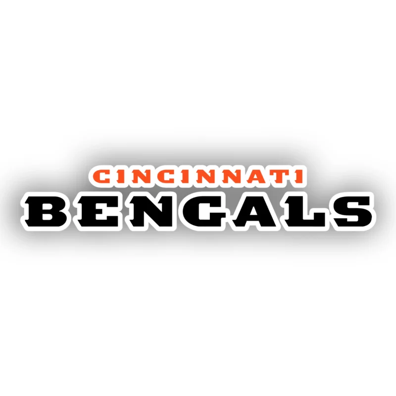 Cincinnati Bengals Full Color Vinyl Sticker - Custom Size