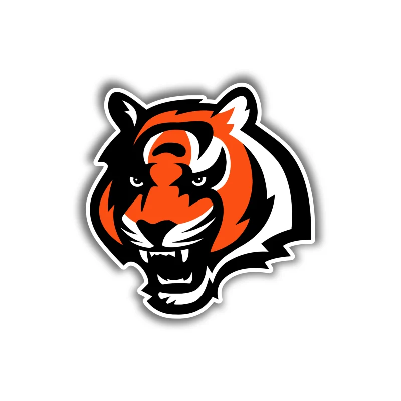 Cincinnati Bengals - Head - Iron On DTF Transfer - Custom Size