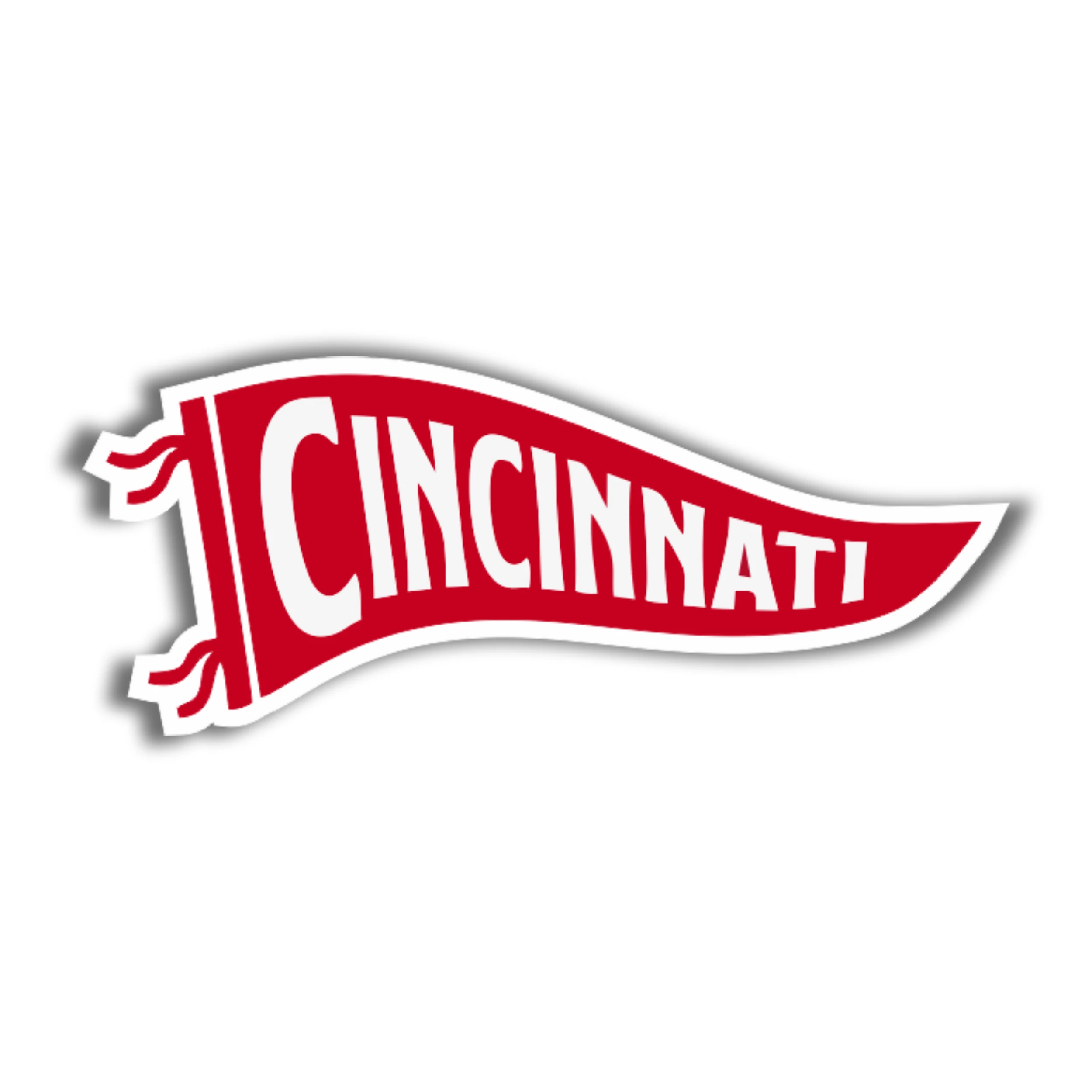 Cincinnati Reds - Pennants - Iron On DTF Transfer - Custom Size