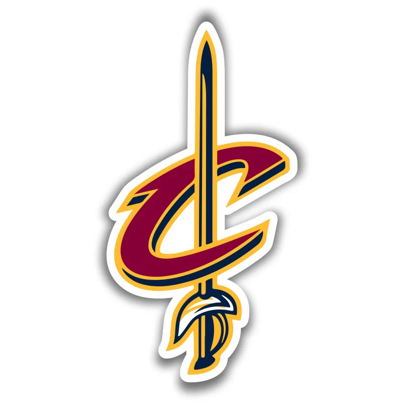 Cleveland Cavaliers - C With Sword - Iron On DTF Transfer - Custom Size