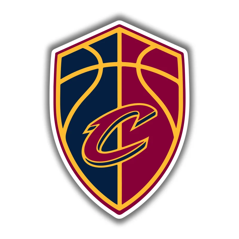 Cleveland Cavaliers - Shield With C In Middle - Iron On DTF Transfer - Custom Size
