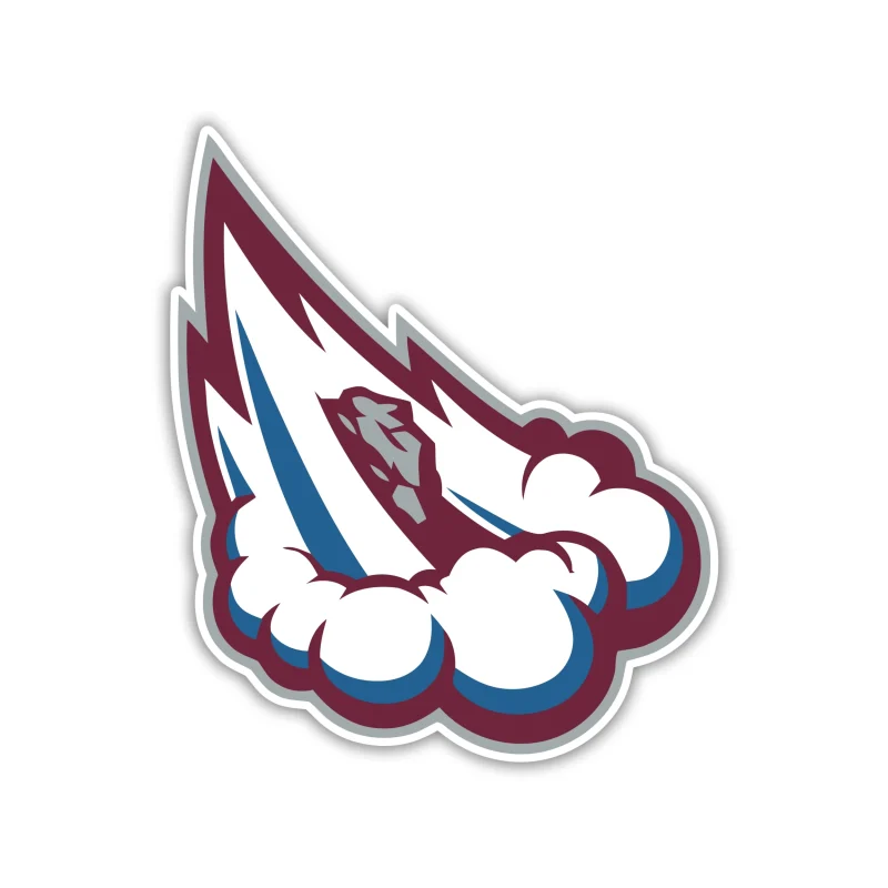 Colorado Avalanche - Cloud - Iron On DTF Transfer - Custom Size