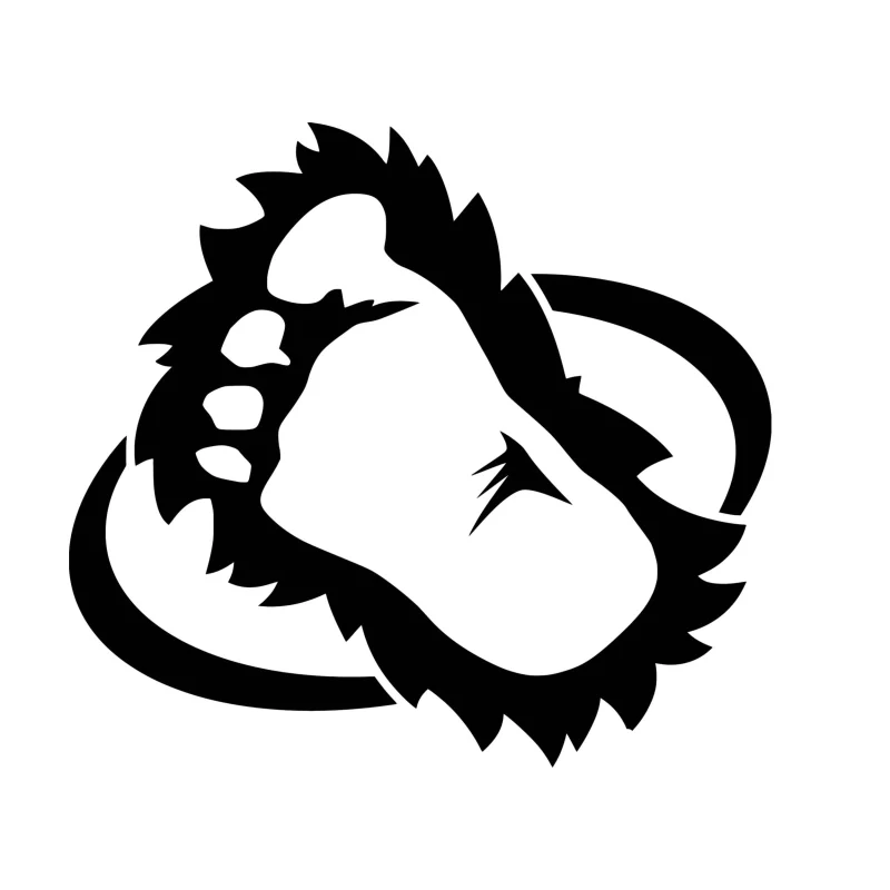 Colorado Avalanche - Foot - Vinyl Decal - Custom Size