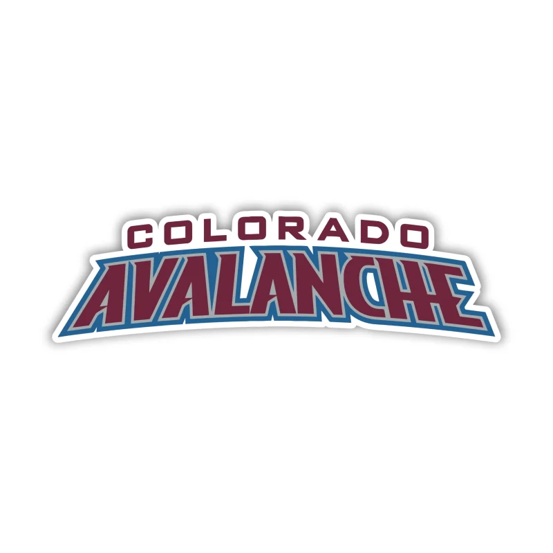 Colorado Avalanche - Name - Iron On DTF Transfer - Custom Size
