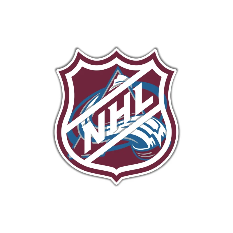 Colorado Avalanche - NHL Logo - Iron On DTF Transfer - Custom Size