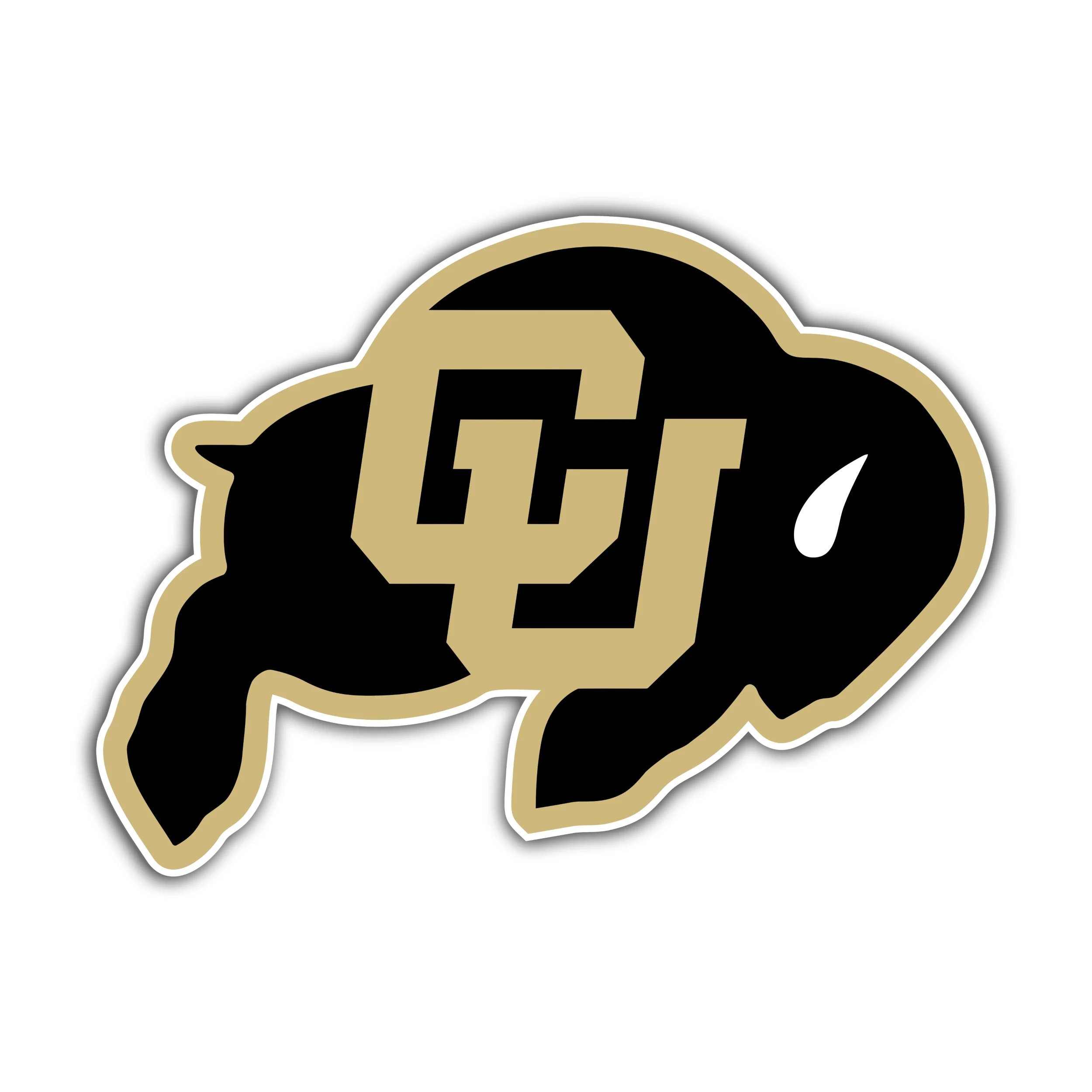 Colorado Buffaloes Full Color Vinyl Decal - Custom Size