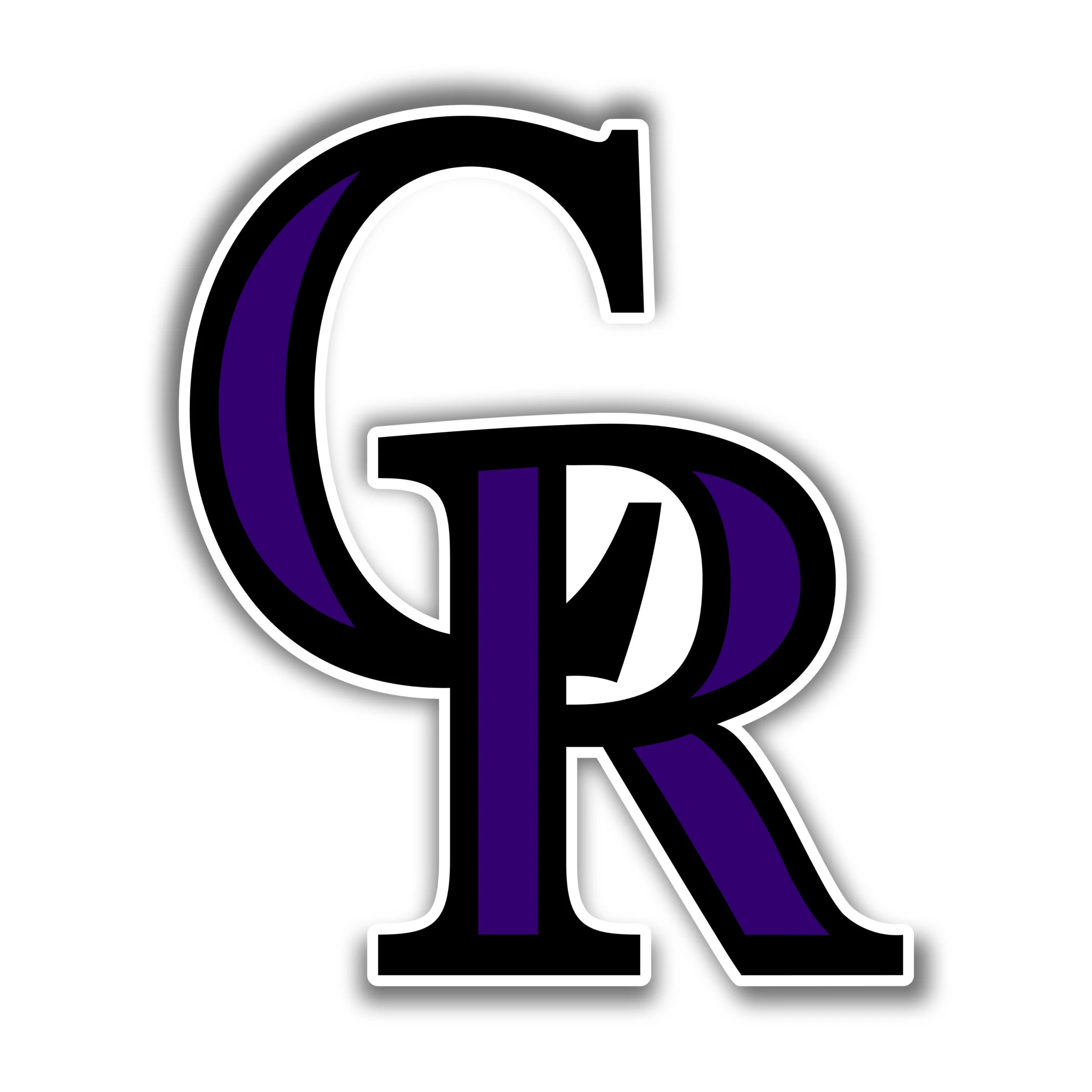 Colorado Rockies - CR - Iron On DTF Transfer - Custom Size
