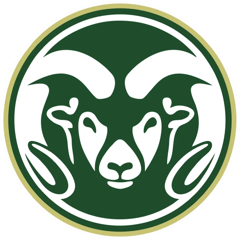 Colorado State Rams Full Color Vinyl Decal - Custom Size