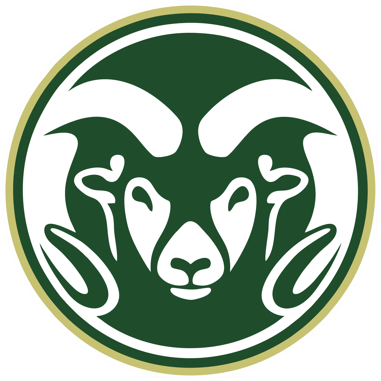 Colorado State Rams Full Color Vinyl Decal - Custom Size