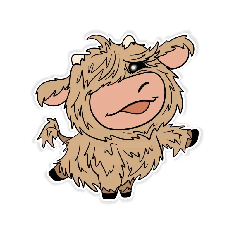 Cow - Full Color Vinyl Decal