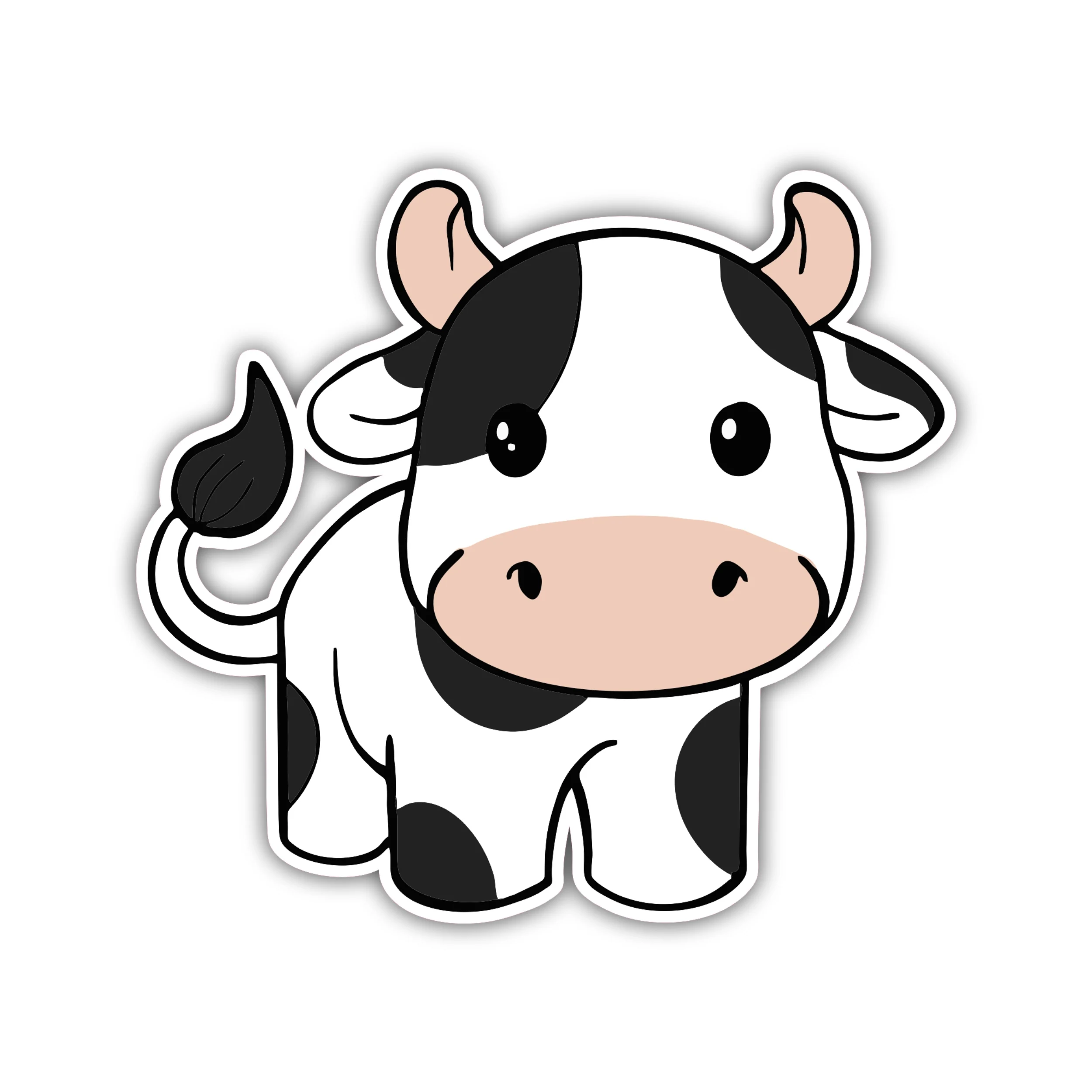 Cow - Iron On DTF Transfer - Custom Size