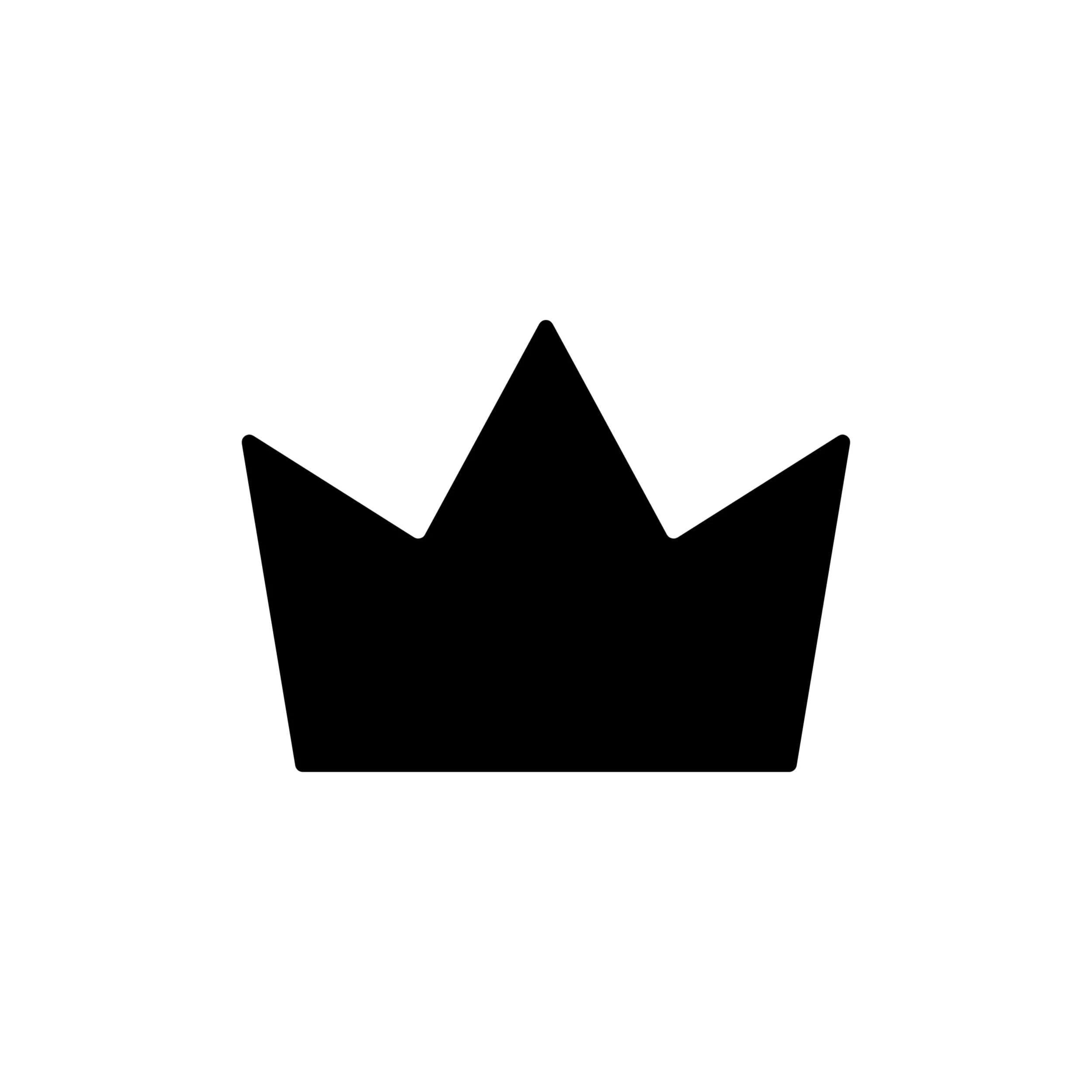 Crown Vinyl Decal - Custom Size