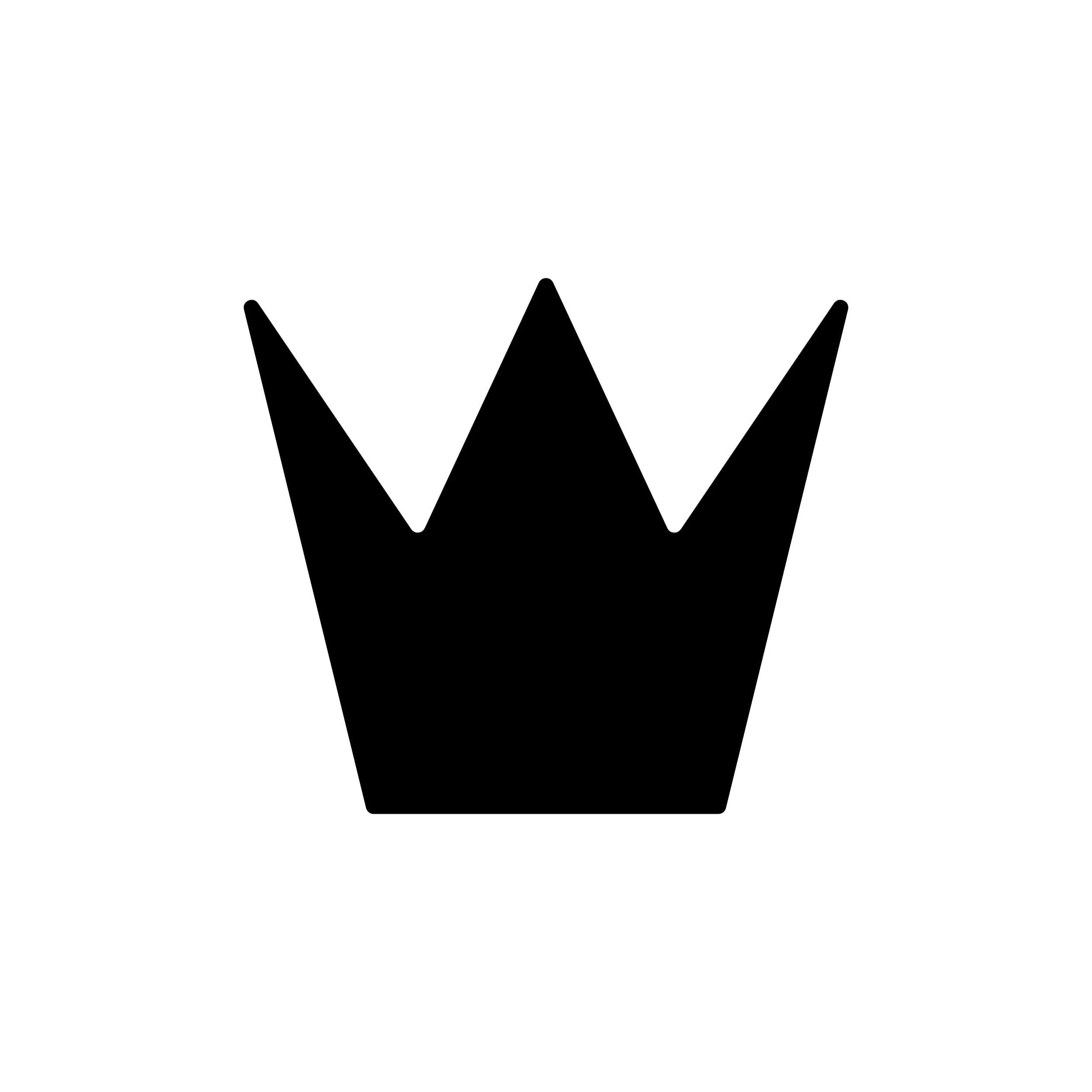 Crown Vinyl Decal - Custom Size