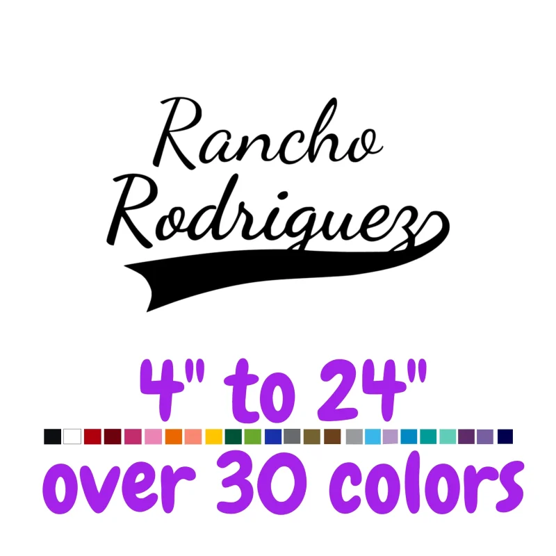 Custom For Daniel Vinyl Decal - Custom Size