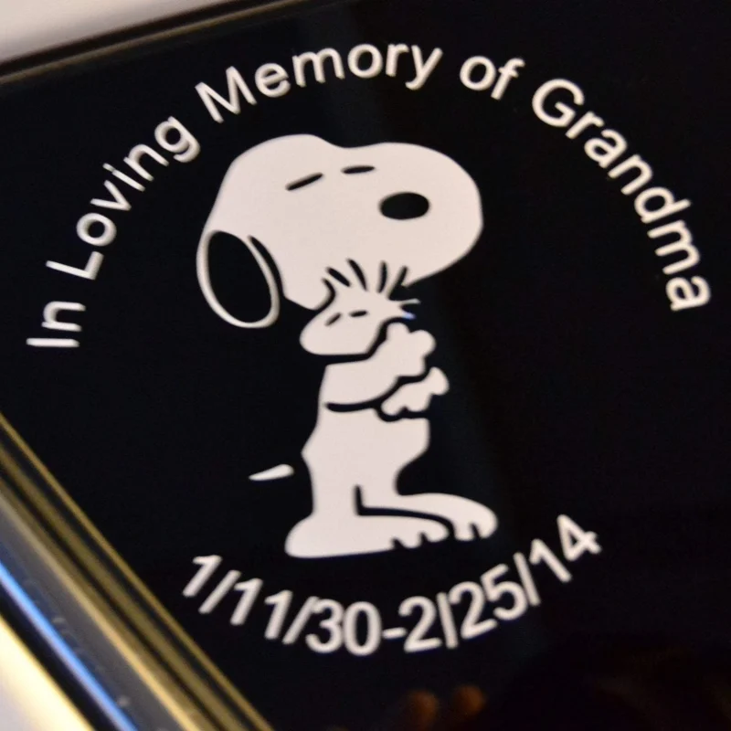 Custom Vinyl In Memory of Vinyl Decal