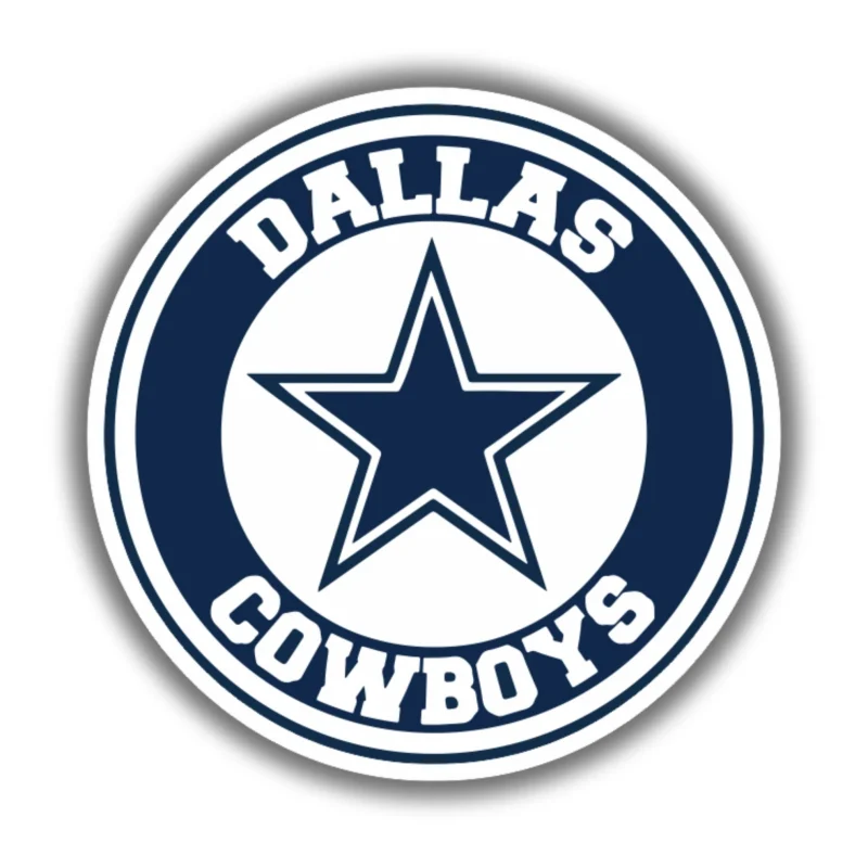 Dallas Cowboys - Circle Logo - Temporary Tattoo